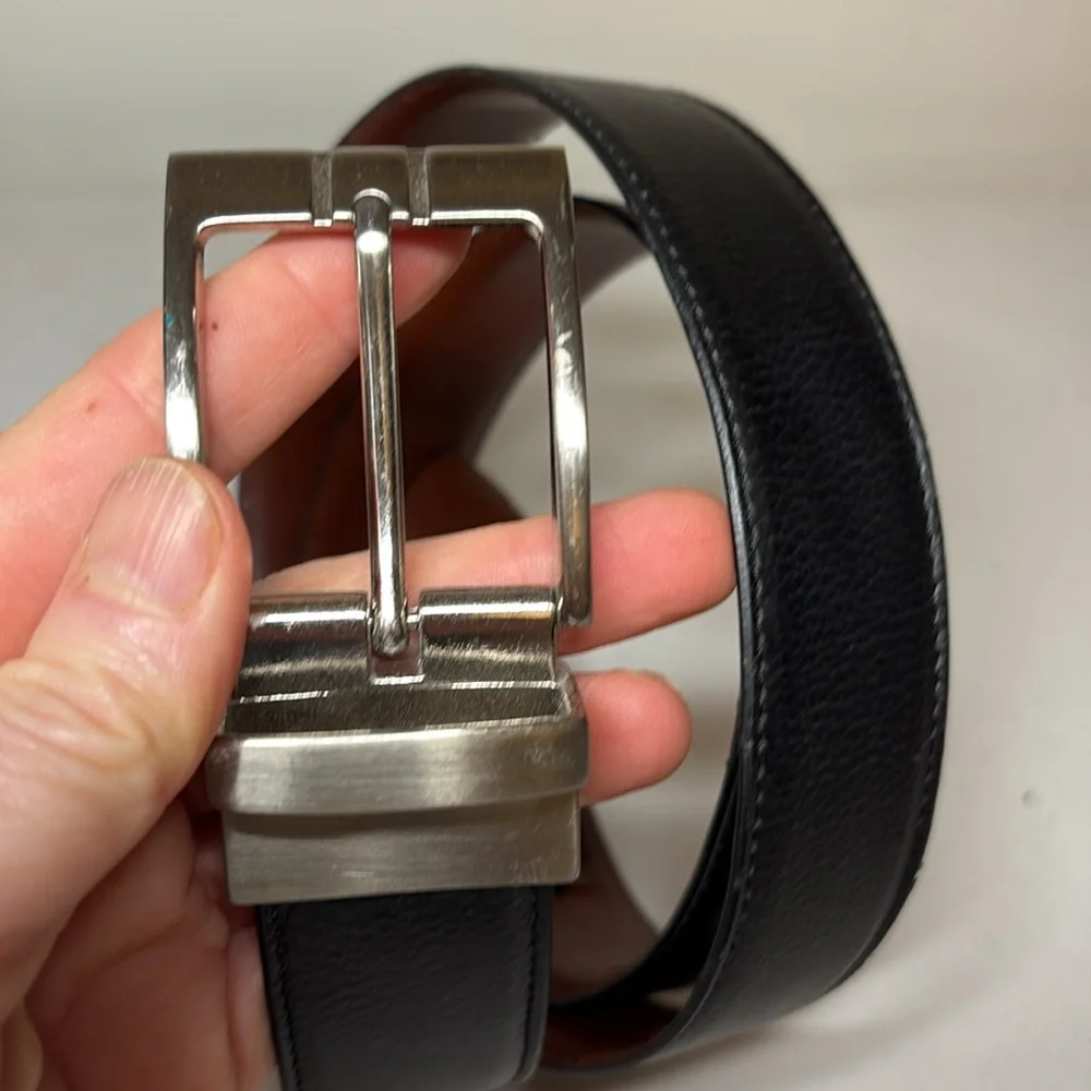 Izod Reversible Brown/Black Leather Belt Size 36
